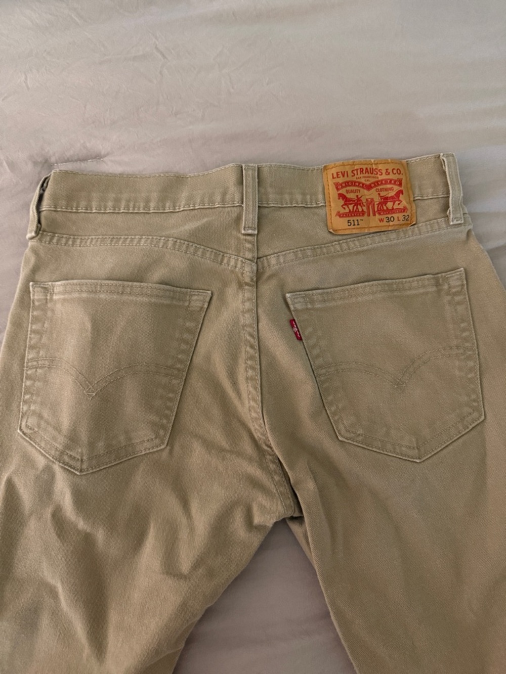 Levi's Men's Slim Jeans in Khaki